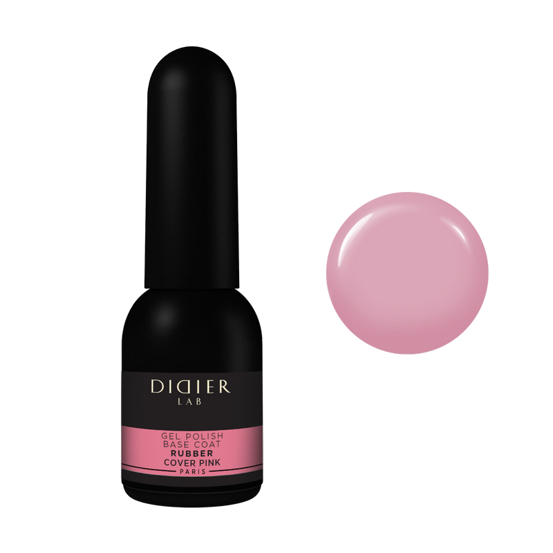 "DIDIER LAB" PODLAK RUBBER BASE COAT, COVER PINK, 10ML